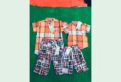 Boys exclusive woven up down set