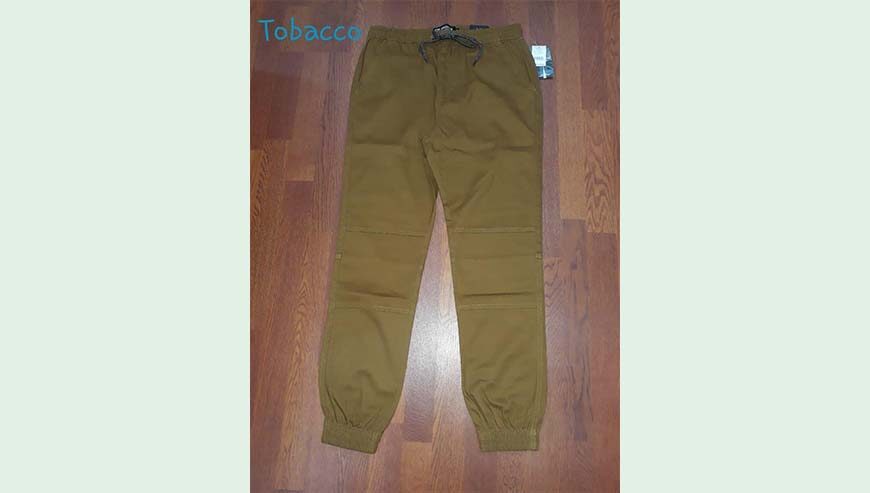 Twill basic and cargo jogger men’s pan