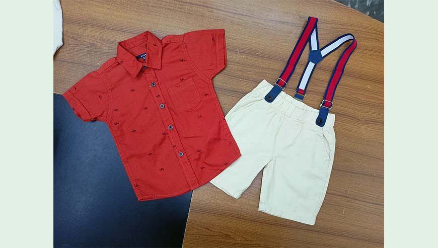 Boys suspender set