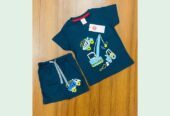 Boys Fancy Half T-Shirt Set