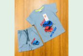 Boys Fancy Half T-Shirt Set