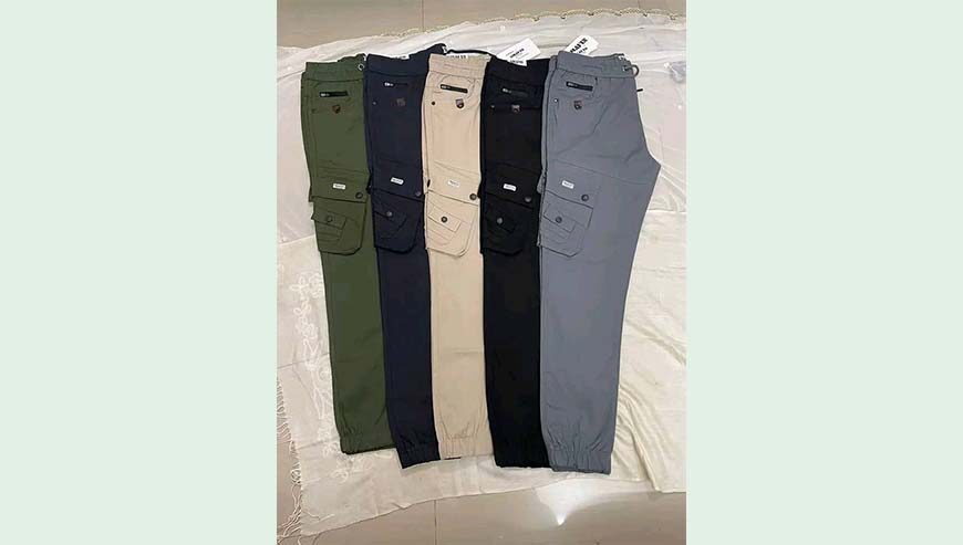 Mens 6 Pocket Cargo Joggers