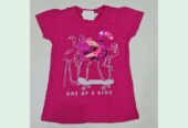 Girl’s Over Fancy T-shirt with applique work