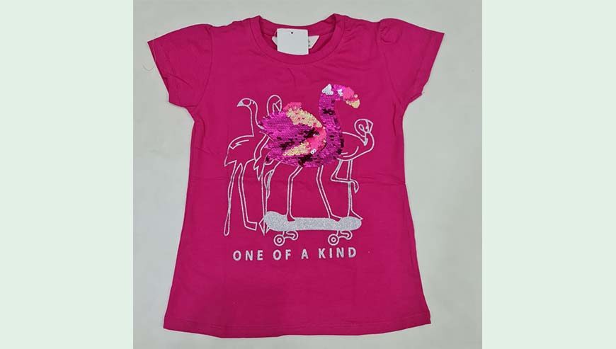 Girl’s Over Fancy T-shirt with applique work