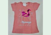 Girl’s Over Fancy T-shirt with applique work