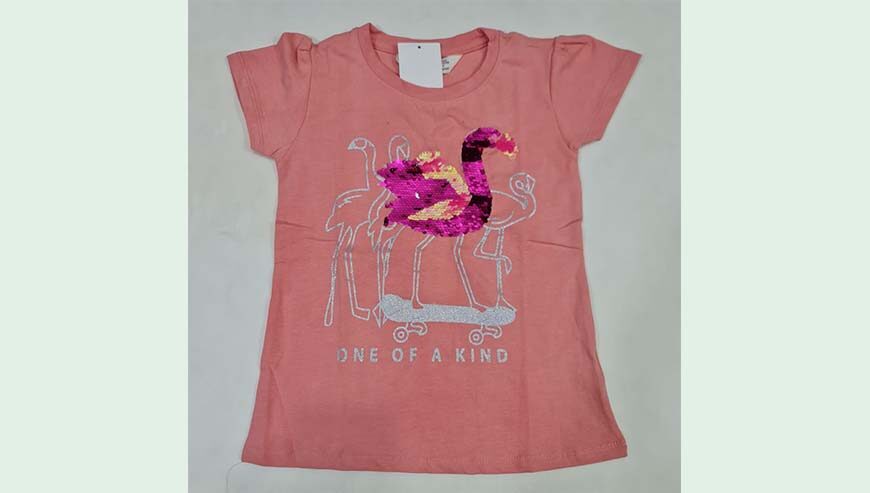 Girl’s Over Fancy T-shirt with applique work